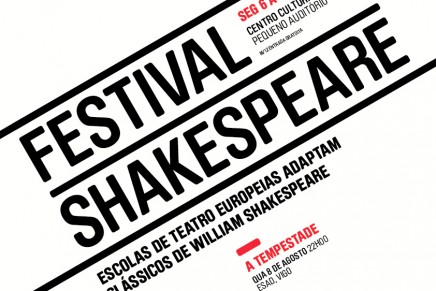 António, Cleópatra, Romeu, Julieta, Próspero e William em Guimarães